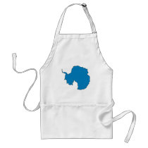 Antarctica flag map aprons