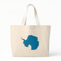 Antarctica flag map canvas bags
