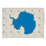 Antarctica Flag Map full size Card