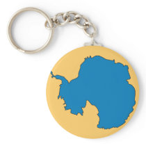 Antarctica flag map key chains