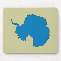 Antarctica flag map mouse pads
