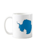 Antarctica flag map coffee mugs