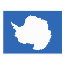 Antarctica Flag postcards
