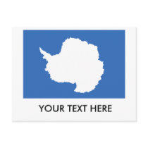 Antarctica Flag postcards by flagshirts Antarctica Flag postcards