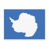 Antarctica Flag postcards