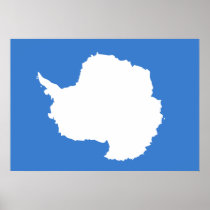 Antarctica Flag Posters