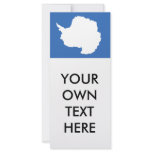 Antarctica Flag Rack Card Design