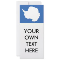 Antarctica Flag Full Color Rack Card
