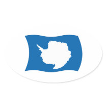 Antarctica Flag Sticker