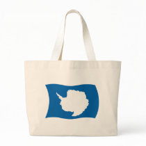 Antarctica Flag Tote Bag