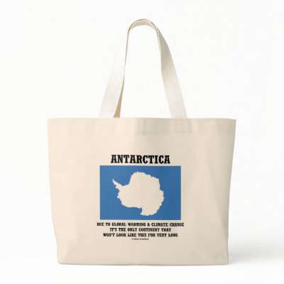 Antarctica Global Warming Climate Change Continent Bag by wordsunwords
