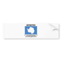 Antarctica Global Warming Climate Change Continent Bumper Sticker