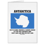 Antarctica Global Warming Climate Change Continent Greeting Cards
