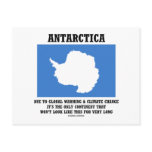 Antarctica Global Warming Climate Change Continent Postcard