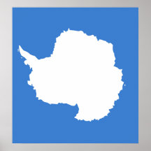 Antarctica High quality Flag Posters