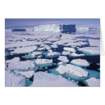 Antarctica, Ice flow. Greeting Cards