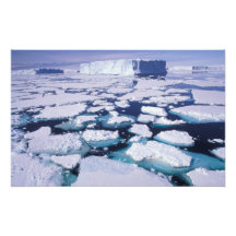 Antarctica, Ice flow. Photographic Print
