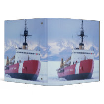 Antarctica, Ross Island, McMurdo Station, USCG 3 Ring Binder