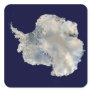 Antarctica Satellie Image Square Sticker
