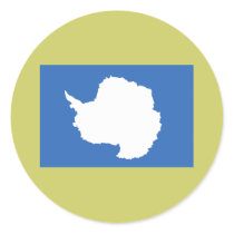 Antarctica Round Stickers