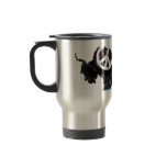 Antarctica Trendy Peace Sign with Antartican map Coffee Mug