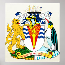 Antartica Coat of Arms detail Posters