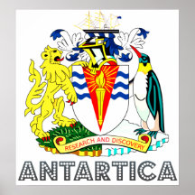 Antartica Coat of Arms Posters