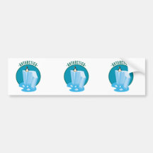 antartica penguin design bumper stickers
