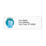 antartica penguin design custom return address labels