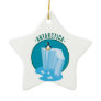antartica penguin design christmas ornaments