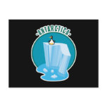 antartica penguin design post card