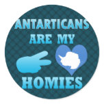 Antarticans are my Homies Stickers