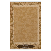antaustat sepia custom stationery
