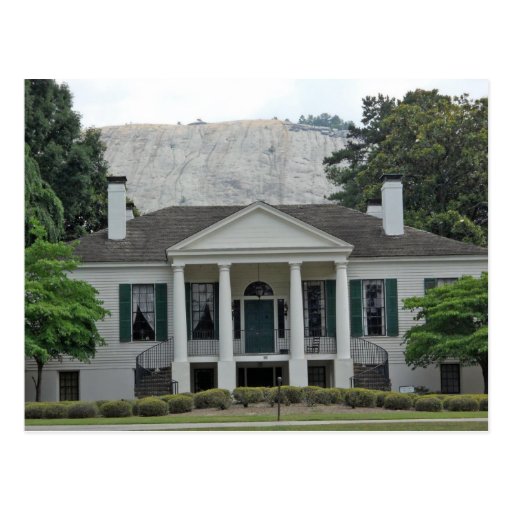 Antebellum Plantation House Stone Mountain Postcard Zazzle