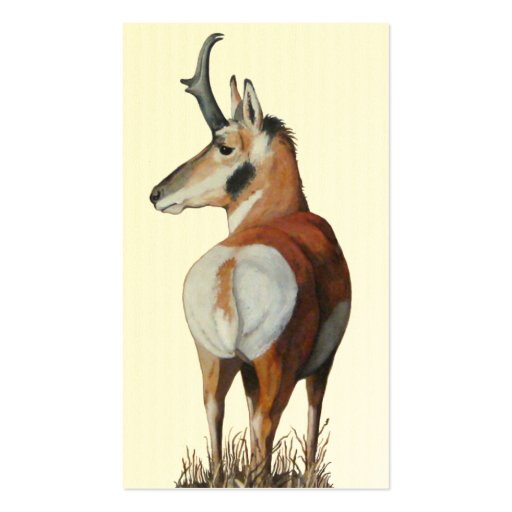 Antelope Book Mark Customizable Business Card Template (front side)