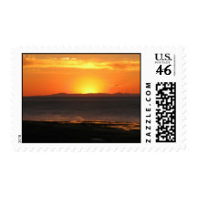 Antelope Island Sunset Stamps