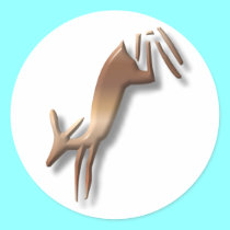 Antelope (or Gazelle) stickers