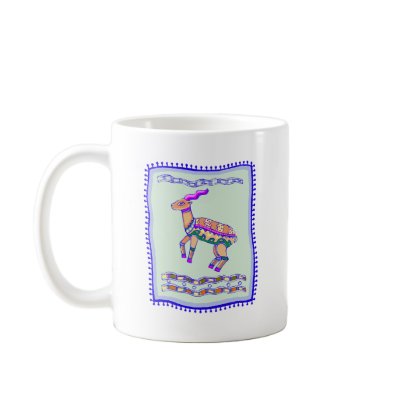 Antelope Quilt Mugs by LiveSimply