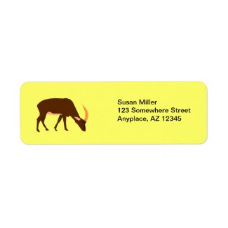 Antelope Return Address Label label