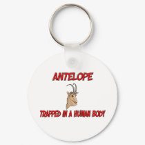 Antelope trapped in a human body keychains by AnimalShirts Antelope trapped in a human body keychains