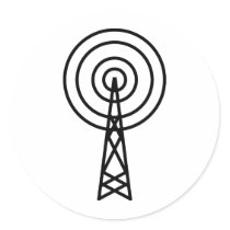 antenna aerial sign stickers