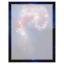 Antennae Galaxies Colliding Customized Letterhead