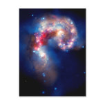 Antennae Galaxies Colliding Postcards