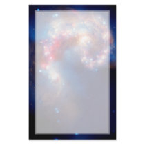 Antennae Galaxies Colliding Stationery Design