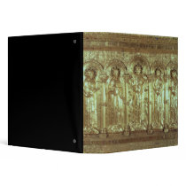 Antependium depicting Christ with the donors Vinyl Binder