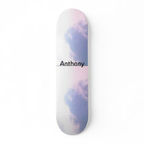 Anthony on clouds custom skate board