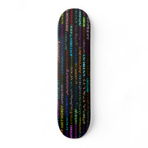 Anthony Text Design I Skateboard