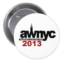 Anthony Weiner NYC Mayor 2013 Button