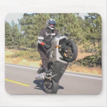 Anthony Wheelie mousepads