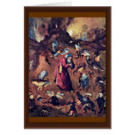 Anthony With Monsters. By Hieronymus Bosch Card